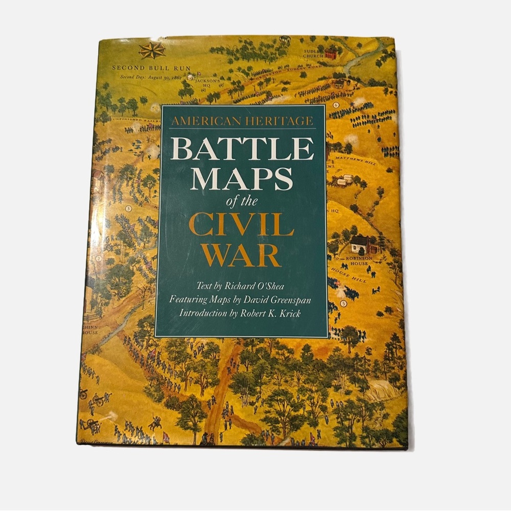American Heritage Battle Maps of the Civil War Book